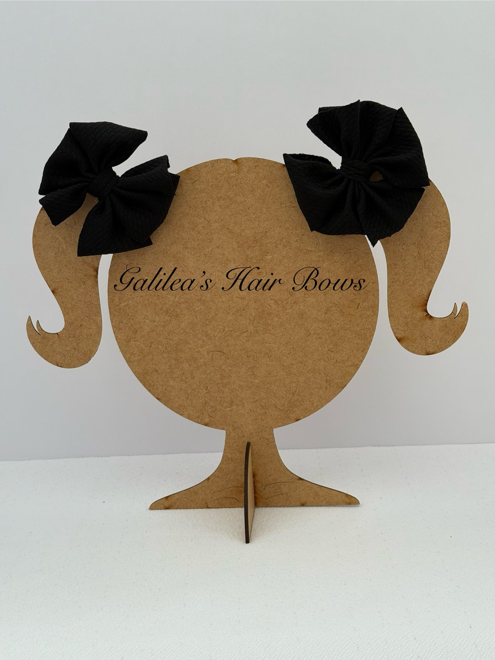 Pigtail pair hairbows