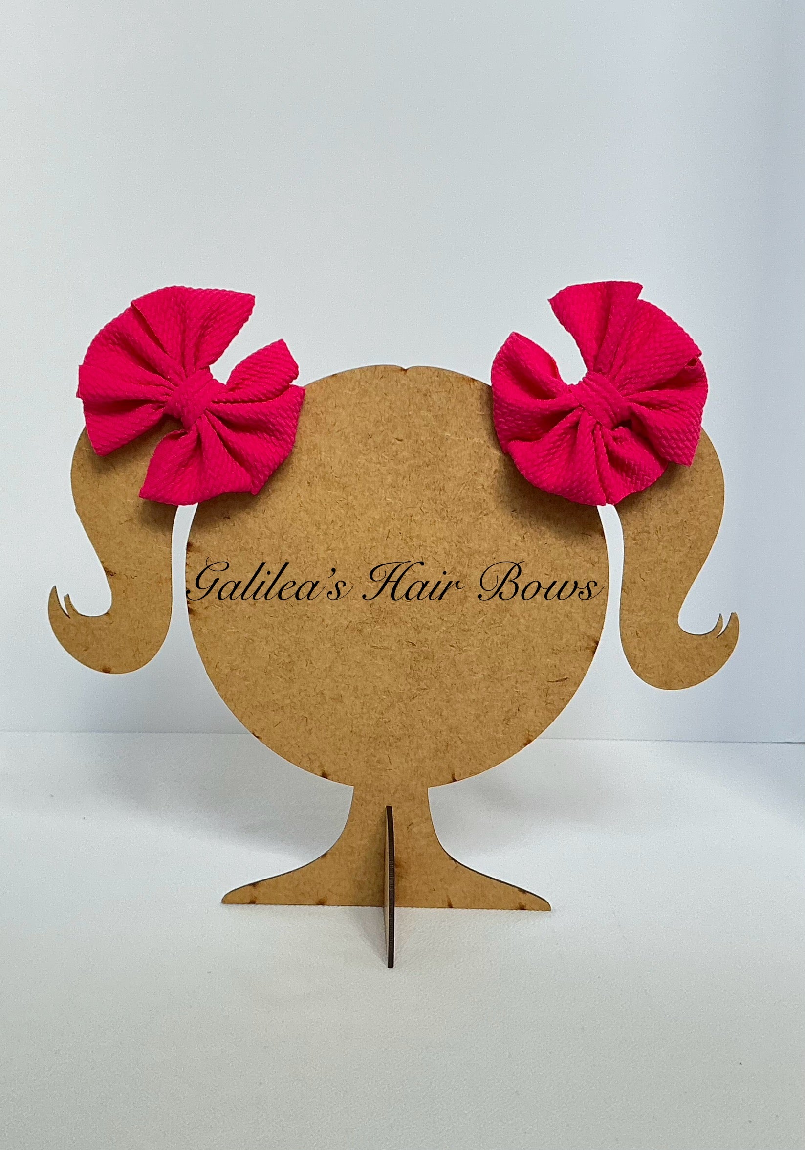 Pigtail pair hairbows